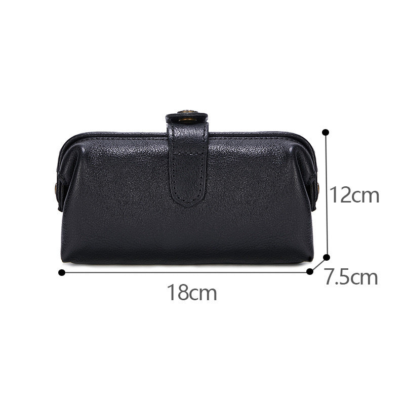 Classic Classy Women's Cowhide Clutch High-grade Women's Leather Bag