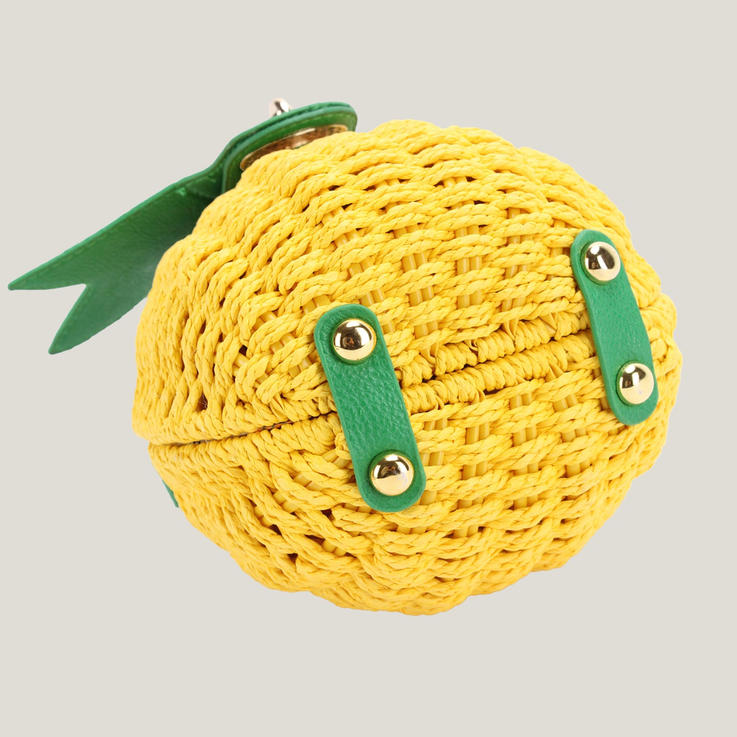 Pastoral Style Pineapple Vacation Rattan Weave Fruit Women's Messenger Bag