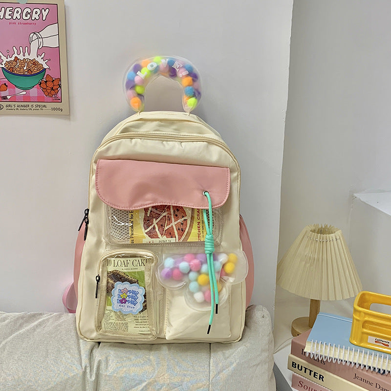 Junior High Large Capacity Cute Cartoon Backpacks