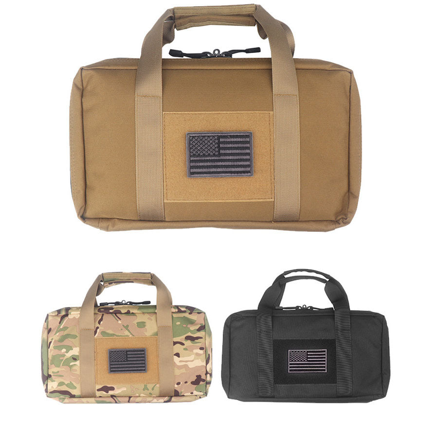 Oxford Cloth Tactics Portable Pistol Multifunctional Invisible Outdoor Camouflage, Military Fan Bag