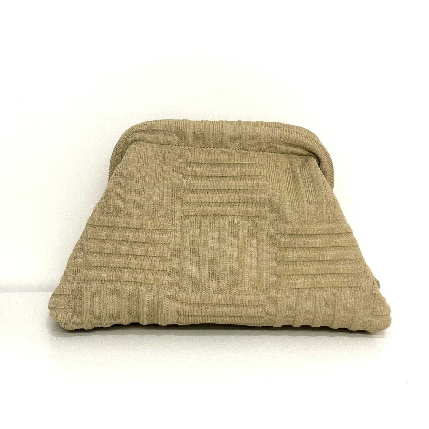 Knitted Striped Cloud Large Capacity Everyday Joker Contrast Color Handbags