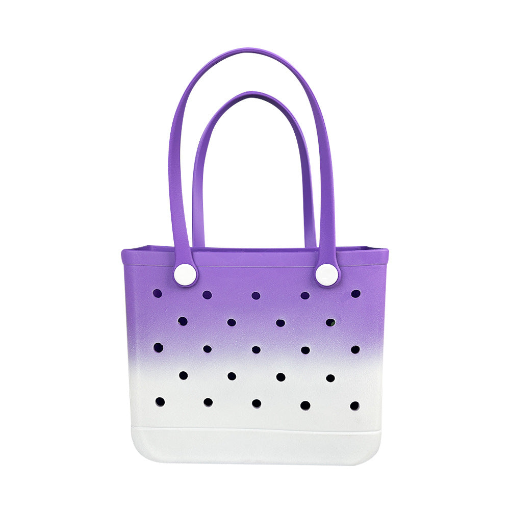 Beach Hole Christmas Halloween Element Printing Vegetable Bags