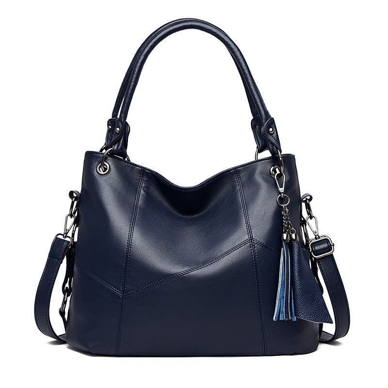 Big Fashion Mom Large Capacity Soft Leather Women's Messenger Bag