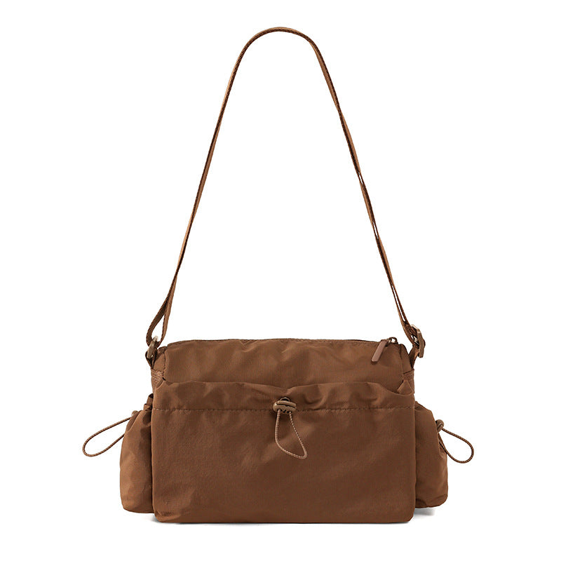 Large Capacity Fashionable Simple Solid Color Women's Messenger Bag