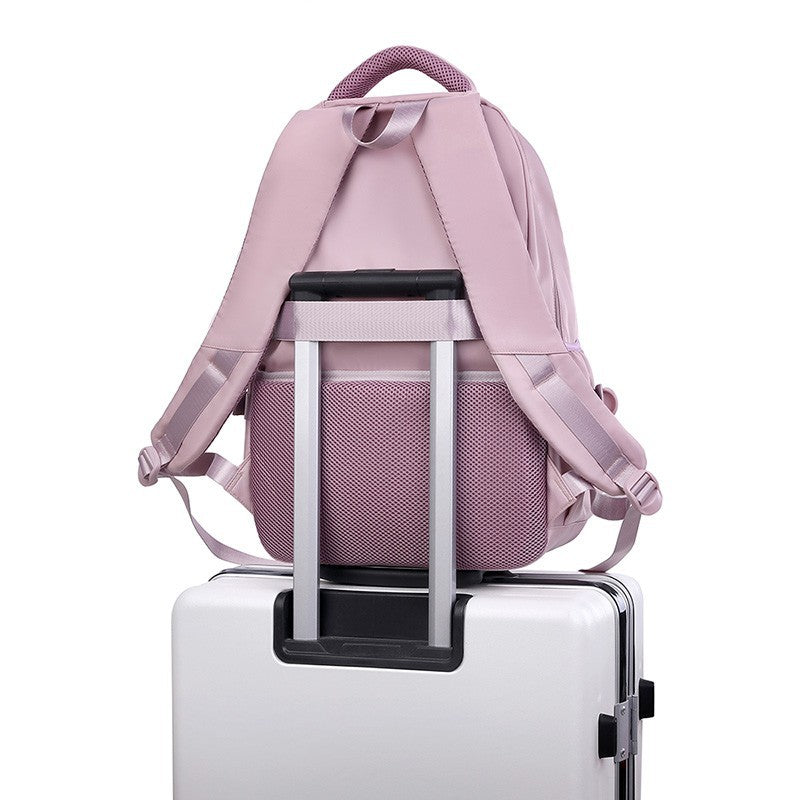 Female Junior High Contrast Color Primary Grade College Student Schoolbag