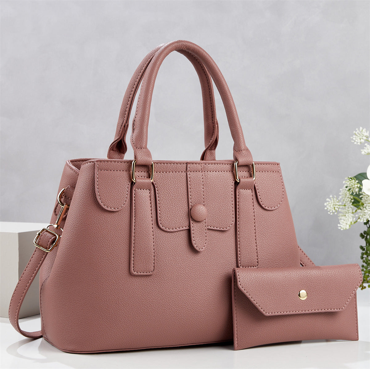 Women's Korean Texture Simple Temperament Commute Bags