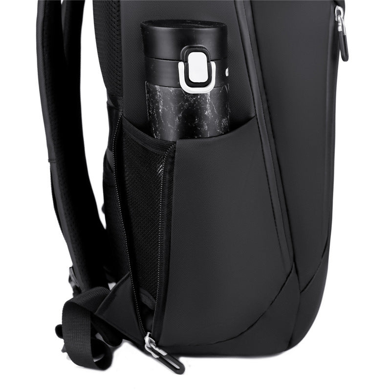 Men's Derm Lightweight Simple Large Capacity Waterproof Business Backpack