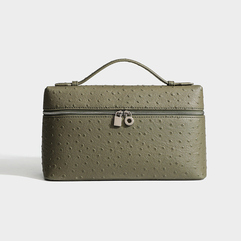 Genuine Leather Kelly Box Light Luxury Advanced Women's Shoulder Bag
