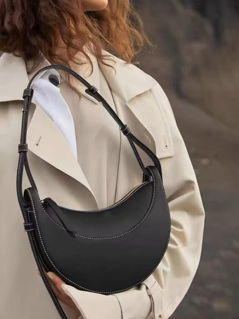 Women's French Niche Selenodont High-grade Saddle Underarm Women's Shoulder Bag
