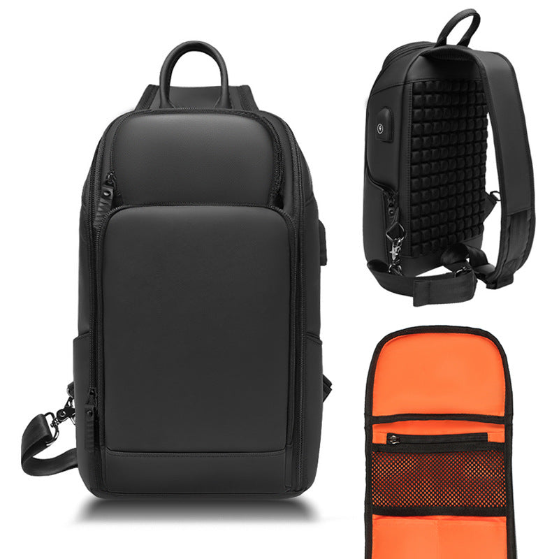 Men's Business Korean Fashion Large Capacity Cross Men's Chest Bag