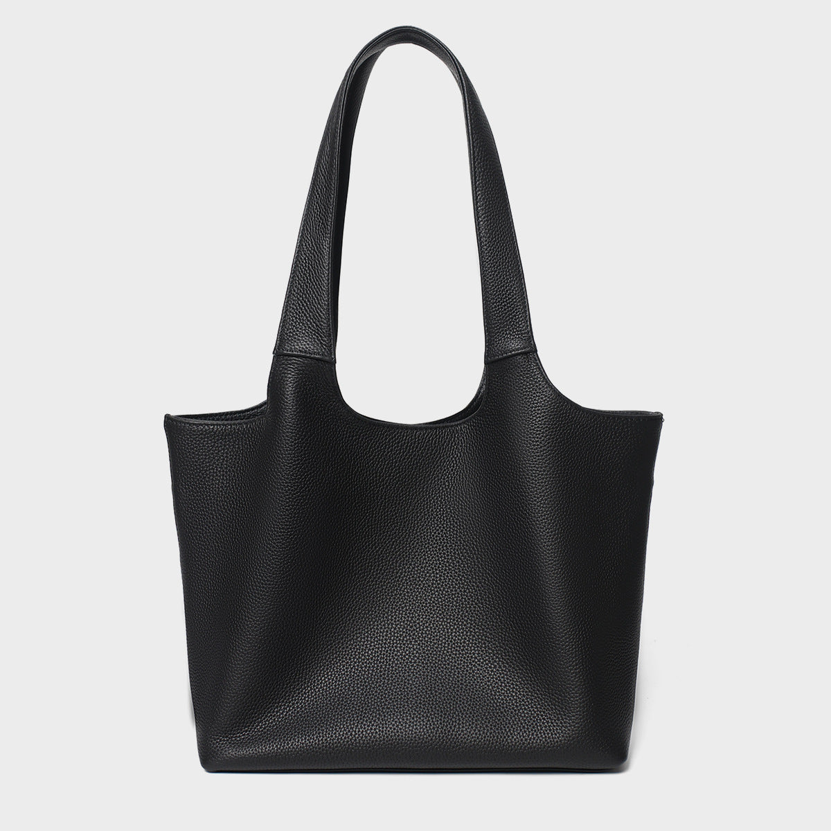 Women's Fashion Large Capacity Commuter High Sense Underarm Top Layer Cowhide Women's Shoulder Bag