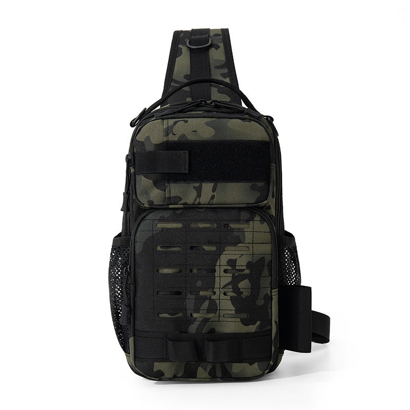 Apron Laser Cutting Multifunctional Cycling Slingshot Men's Chest Bag