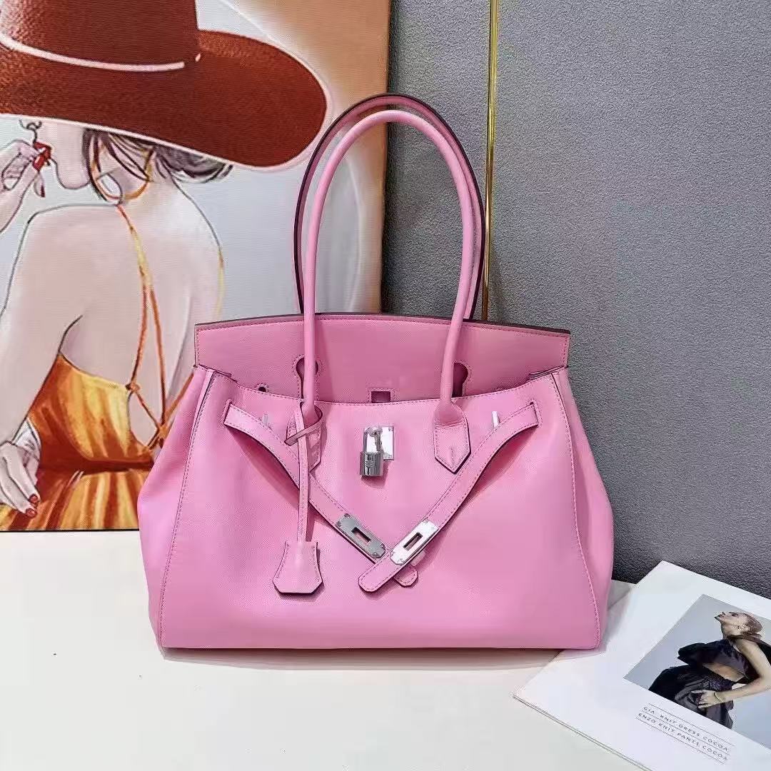 Women's Underarm White Large Capacity Commuter Soft Women's Shoulder Bag