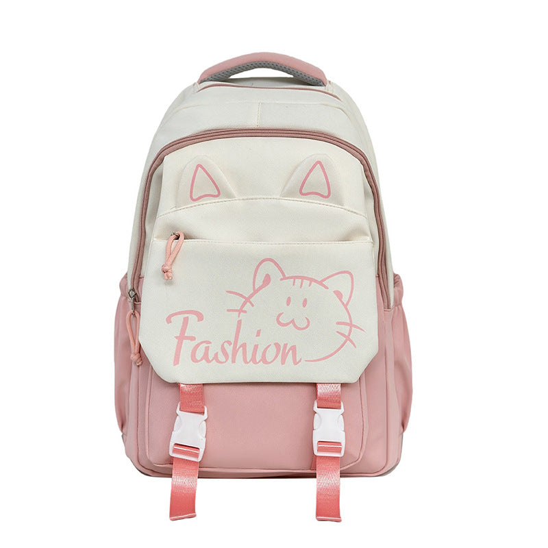 Junior High Large Capacity Simple Korean Burden Reduction College Student Schoolbag
