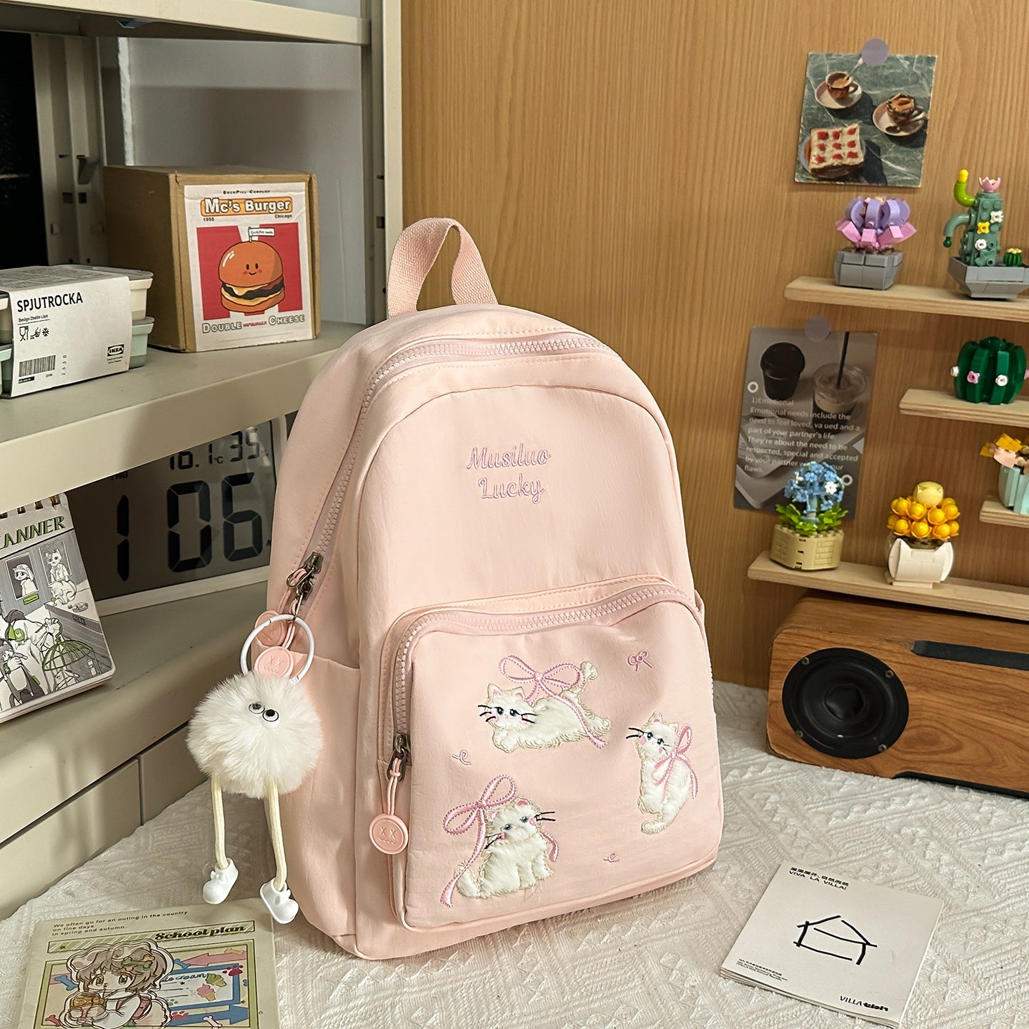 Stylish Attractive Innovative Fresh Sweet Lightweight Backpacks