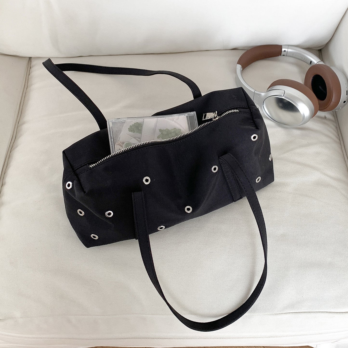Women's Leopard Print Niche Commute Leisure Pillow Tote Bags