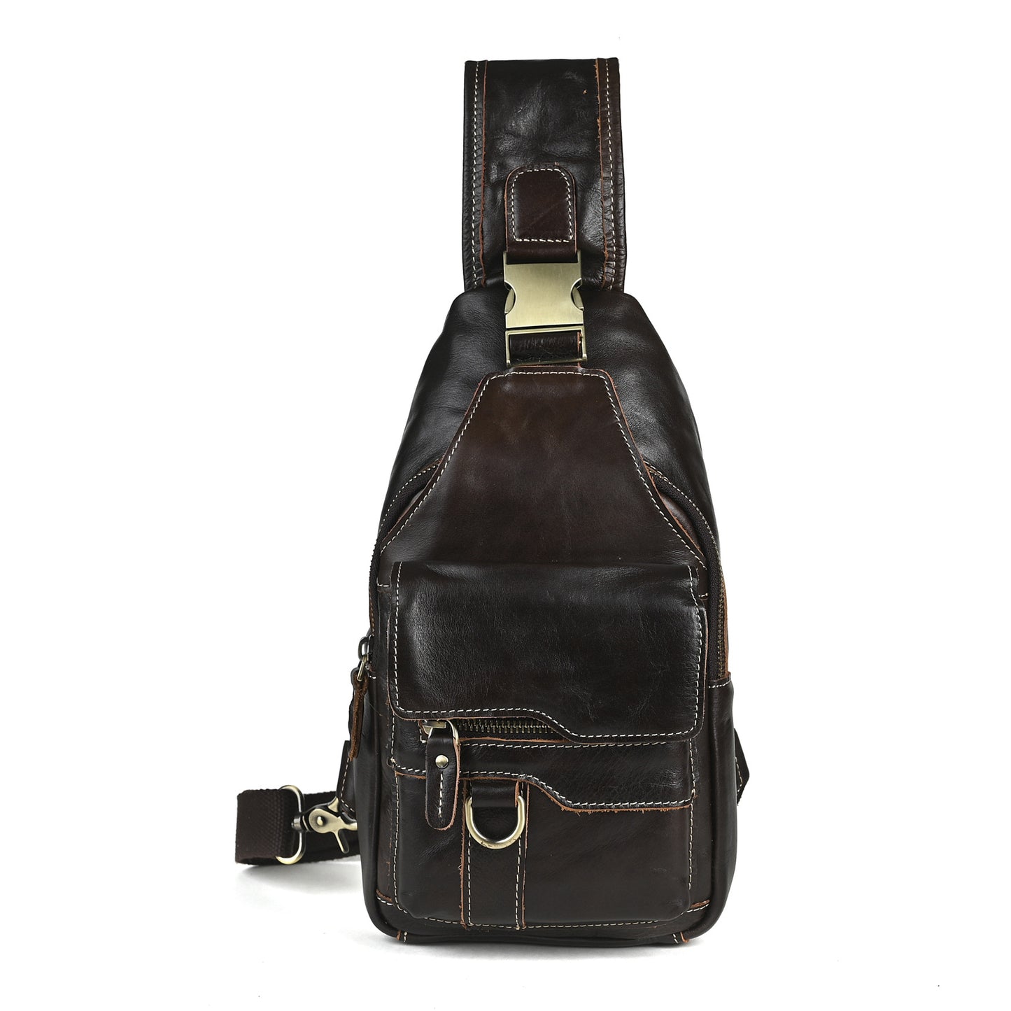 Men's Top Layer Crazy Horse Skin Cowhide Retro Bags
