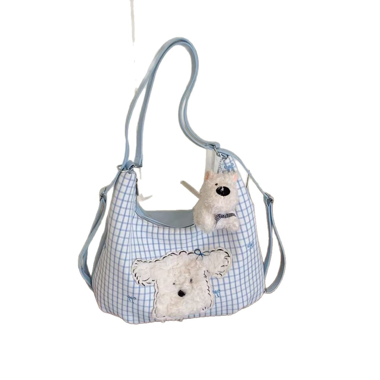 Women's Cute Western Highland Plaid Fashion Large Bags