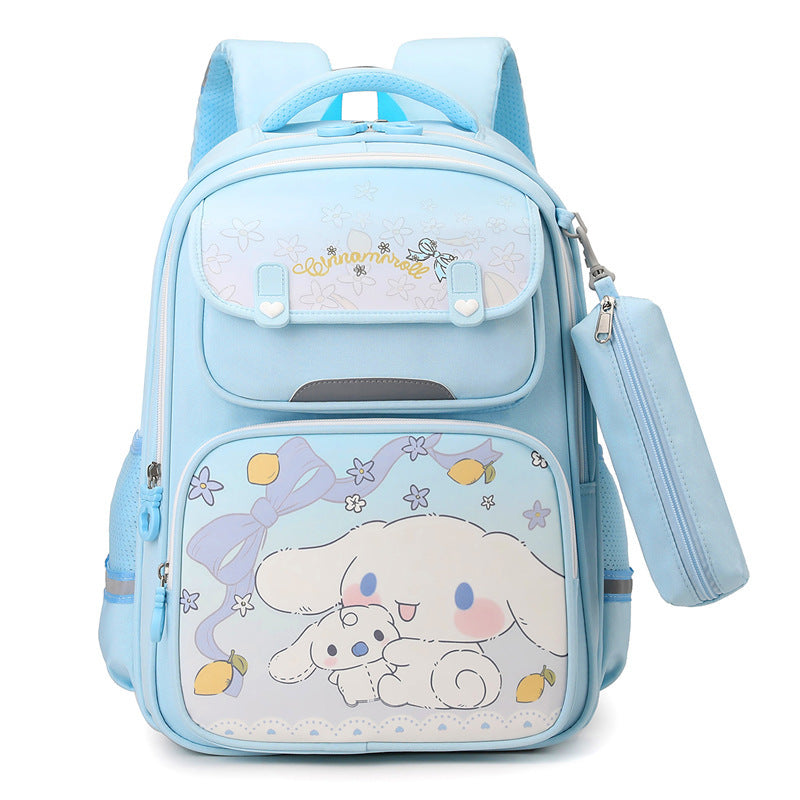 Cartoon For Portable Burden Alleviation Grade With Pencil Primary School Bag