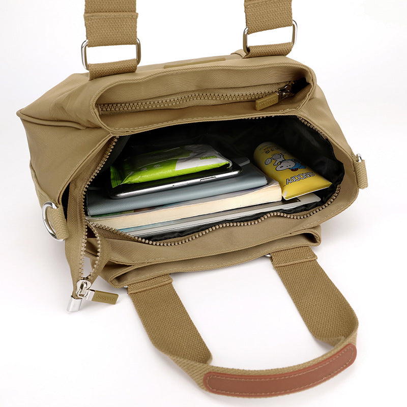 Women's Nylon Fashion Pleated Commuter Simple Lightweight Women's Shoulder Bag