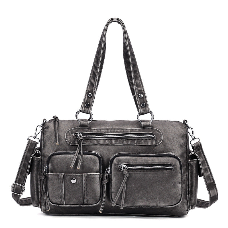 Women's Bronzing Fashion Printed Versatile Large Capacity Women's Handbag