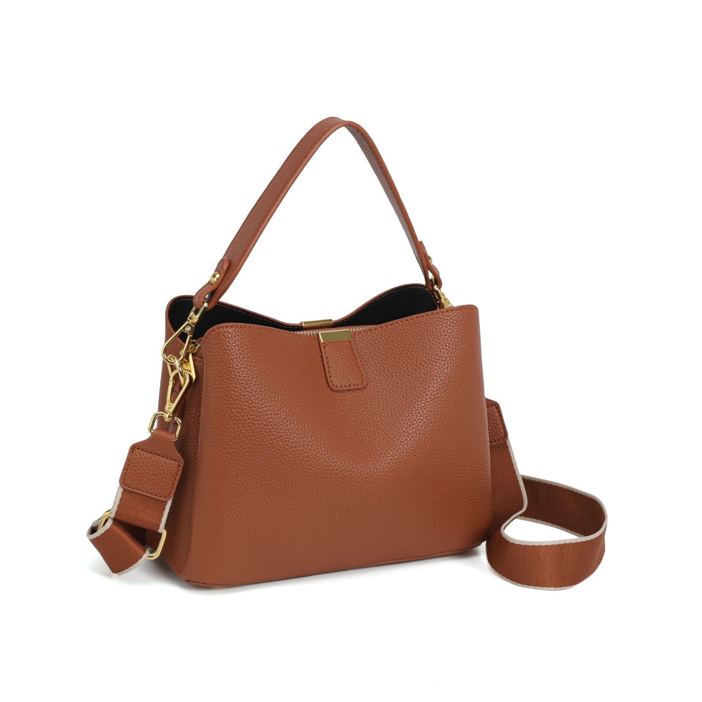 Women's High-grade Litchi Pattern Niche Large Capacity Bags
