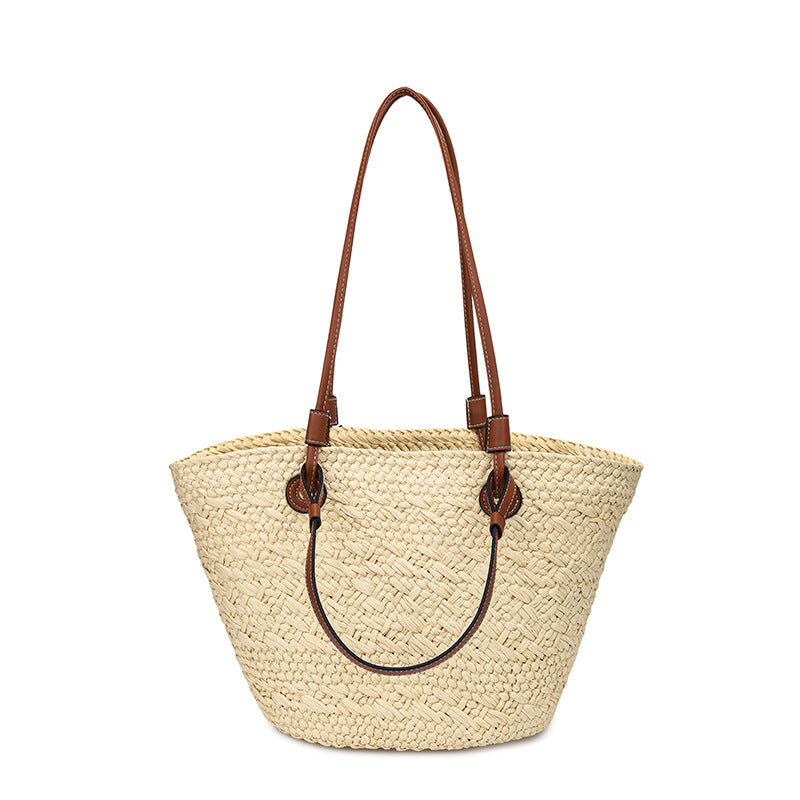 Large Capacity Portable Trend Woven Vacation Style Beach Female Women's Messenger Bag
