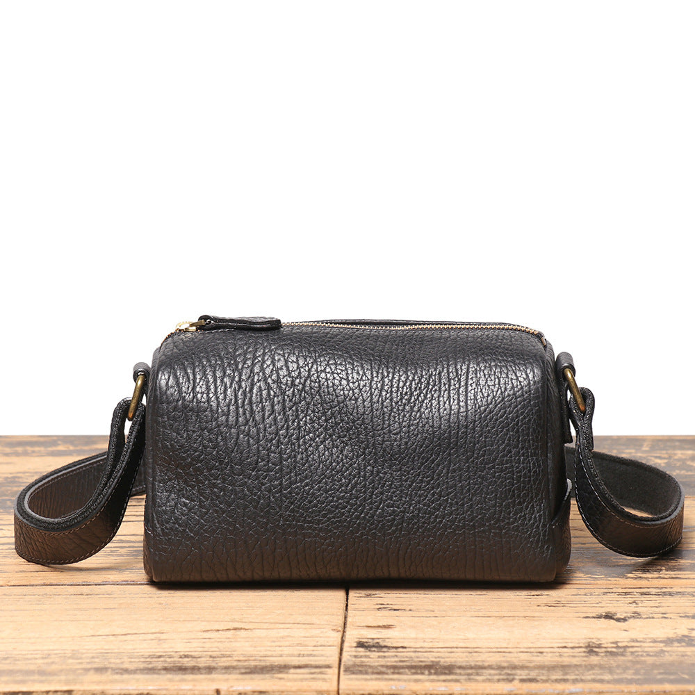 Style Fashion Design Simple Horizontal Genuine Leather Trendy Good-looking Top Shoulder Bags