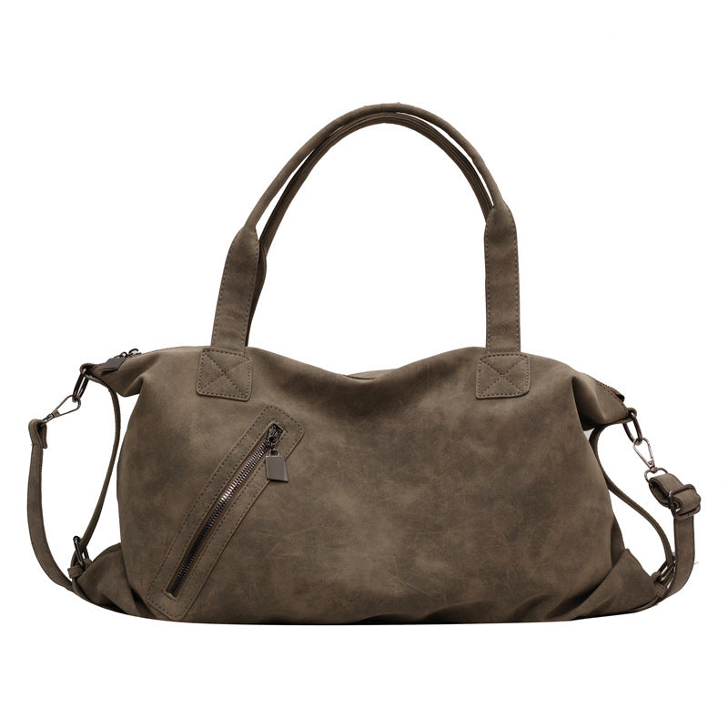 Women's Frosted Large Capacity High-grade Underarm Simple Women's Messenger Bag
