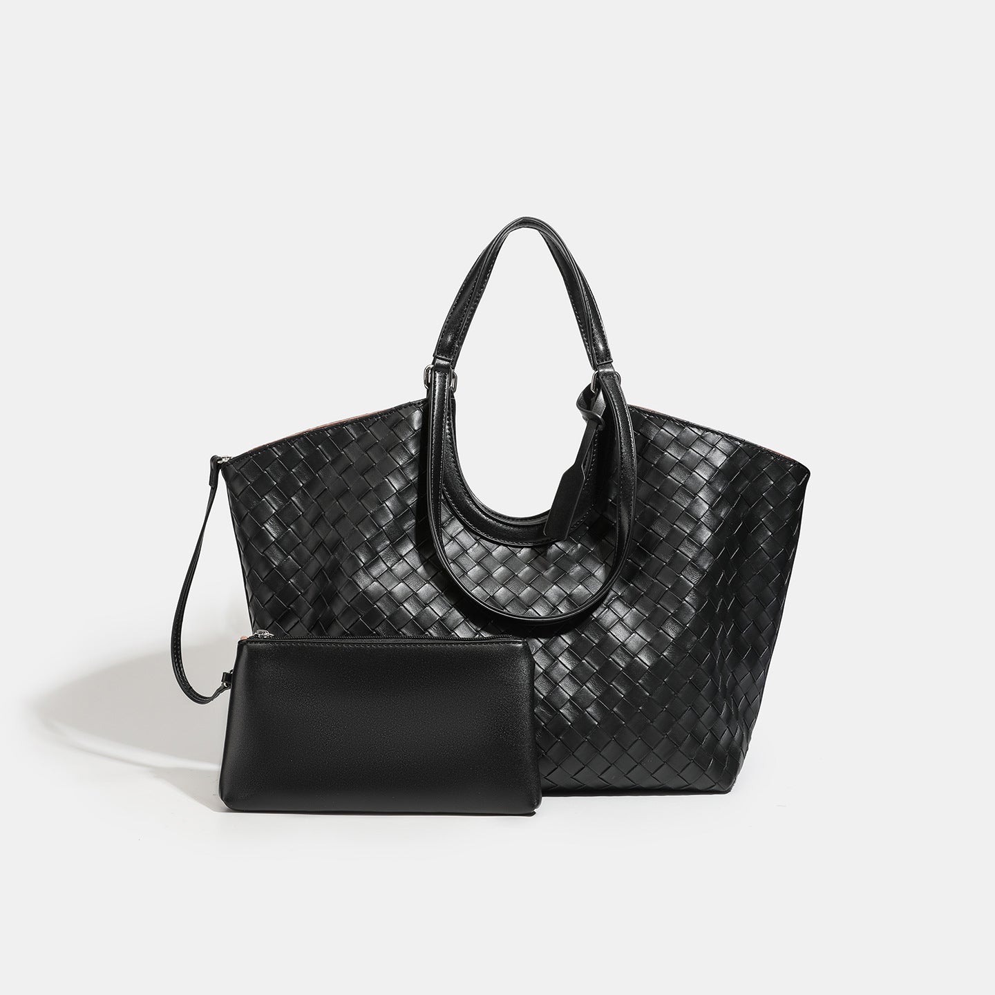 Women's Retro Large Capacity Totes High-grade Woven Women's Shoulder Bag