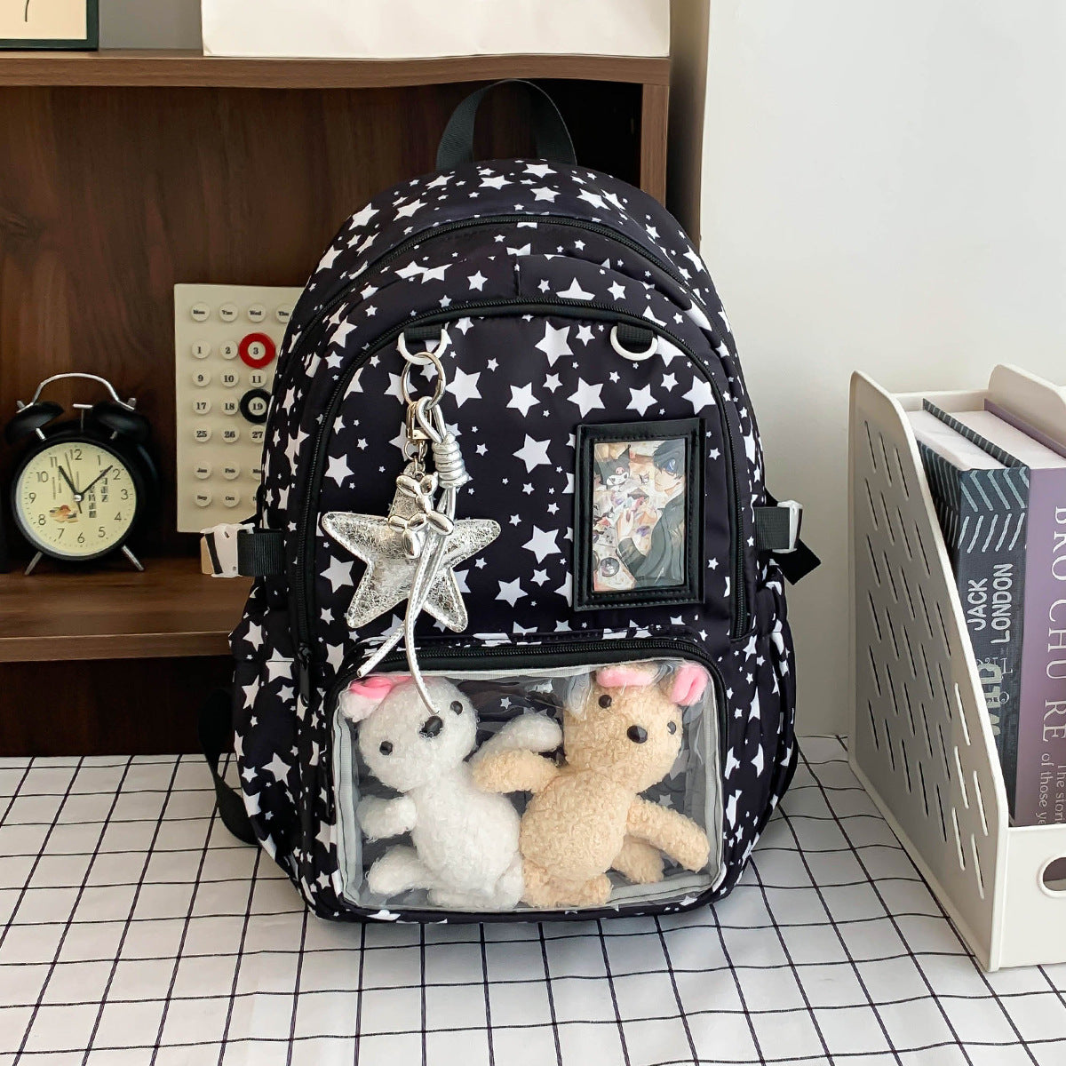 Good-looking Junior High Large Capacity Cartoon College Student Schoolbag