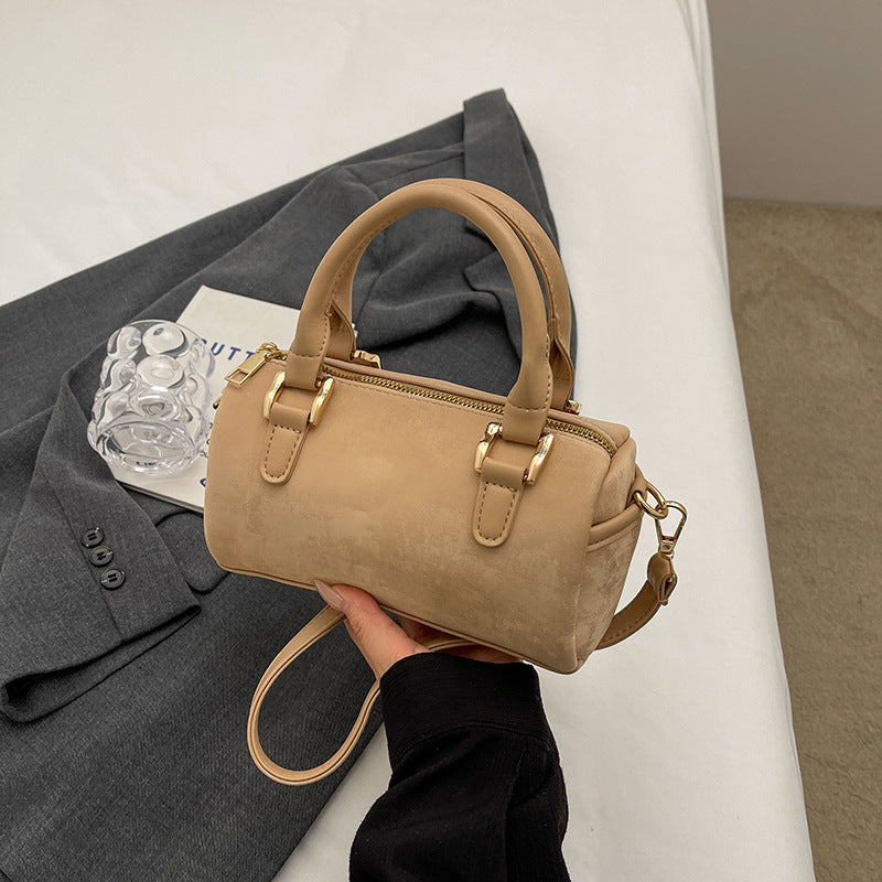Women's Advanced Texture Minority Portable Boston Pillow Women's Handbag