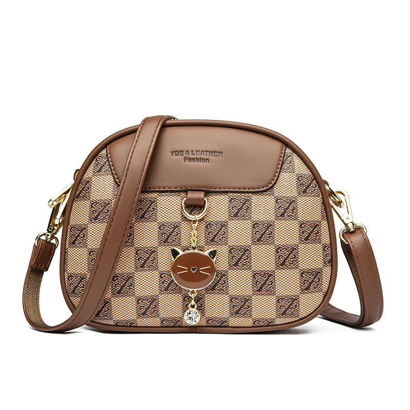 Women's Soft Leather Fashion Mummy Versatile Large Women's Shoulder Bag