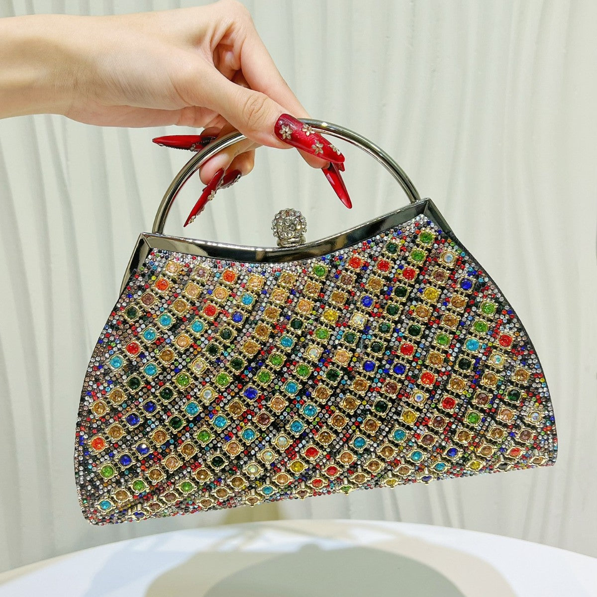 Fashion Creative Classy Women's Pleated Banquet Dinner Bag