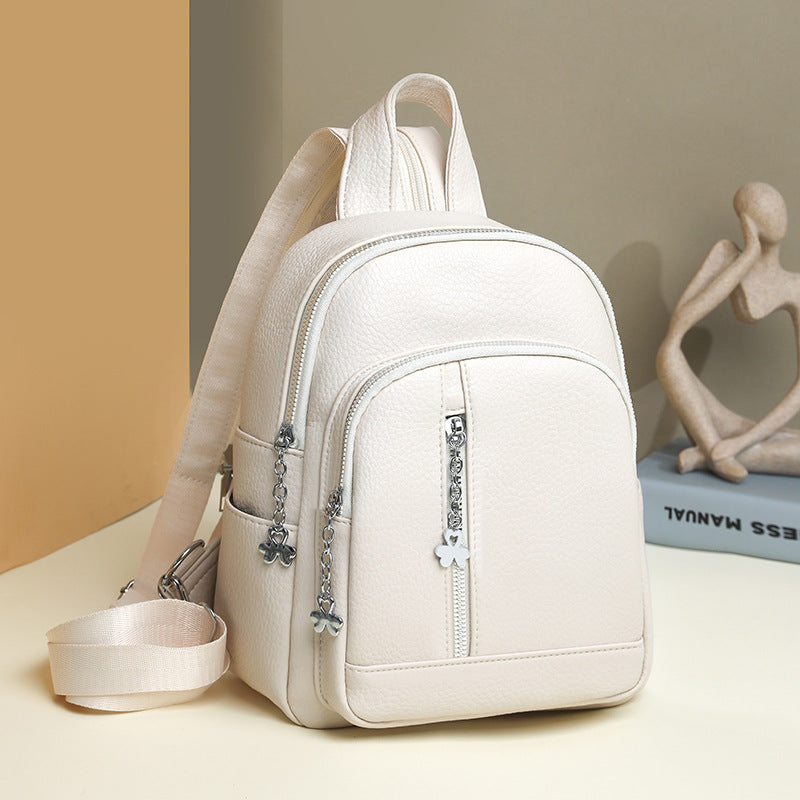 Elegant Graceful Soft Leather Fashion Commuter Women's Chest Bag, Fanny Pack