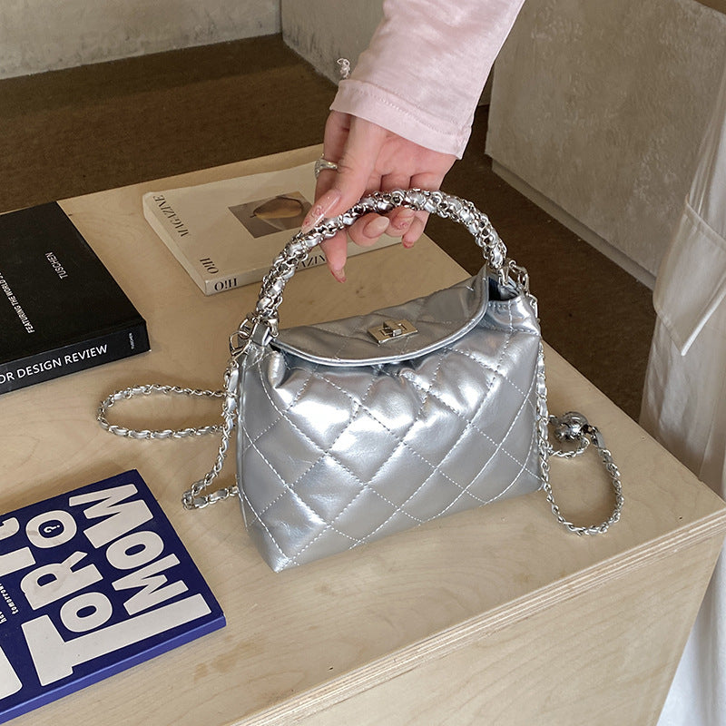 Women's Classic Style Rhombus Chain Design High-grade Bags