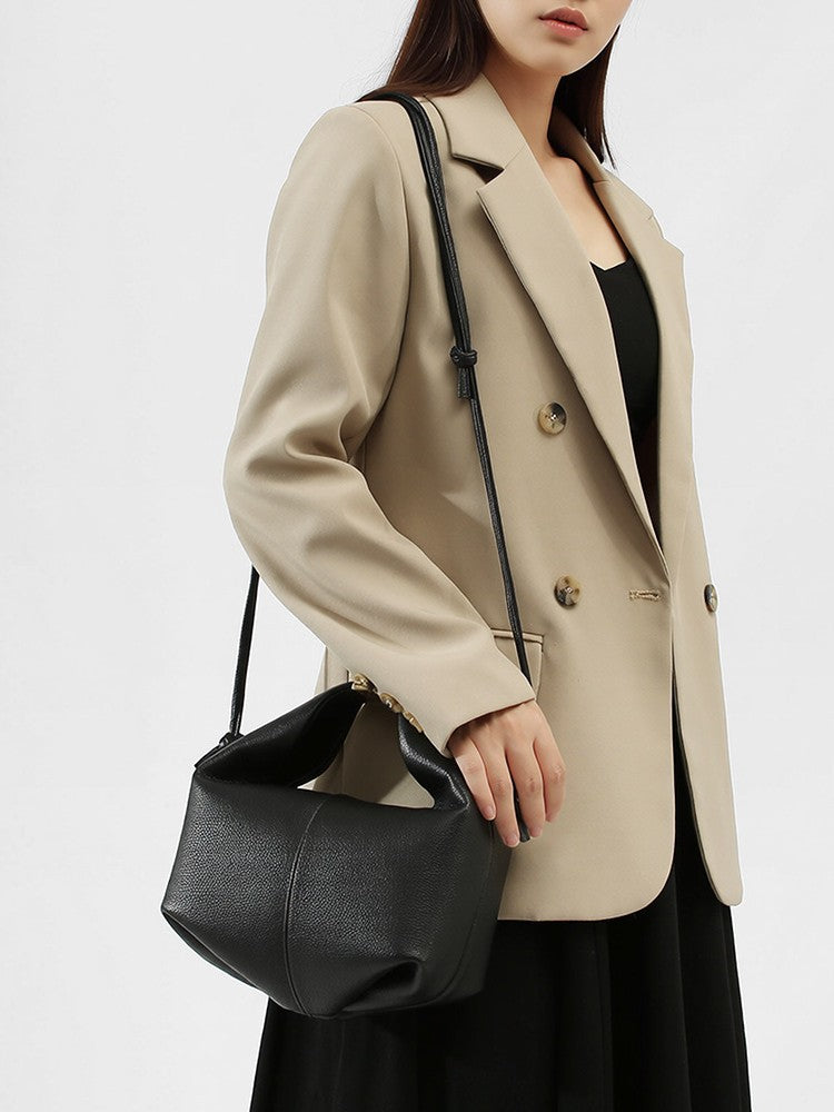 Women's Lunch Fashion Niche Soft Leather Commuter Women's Handbag