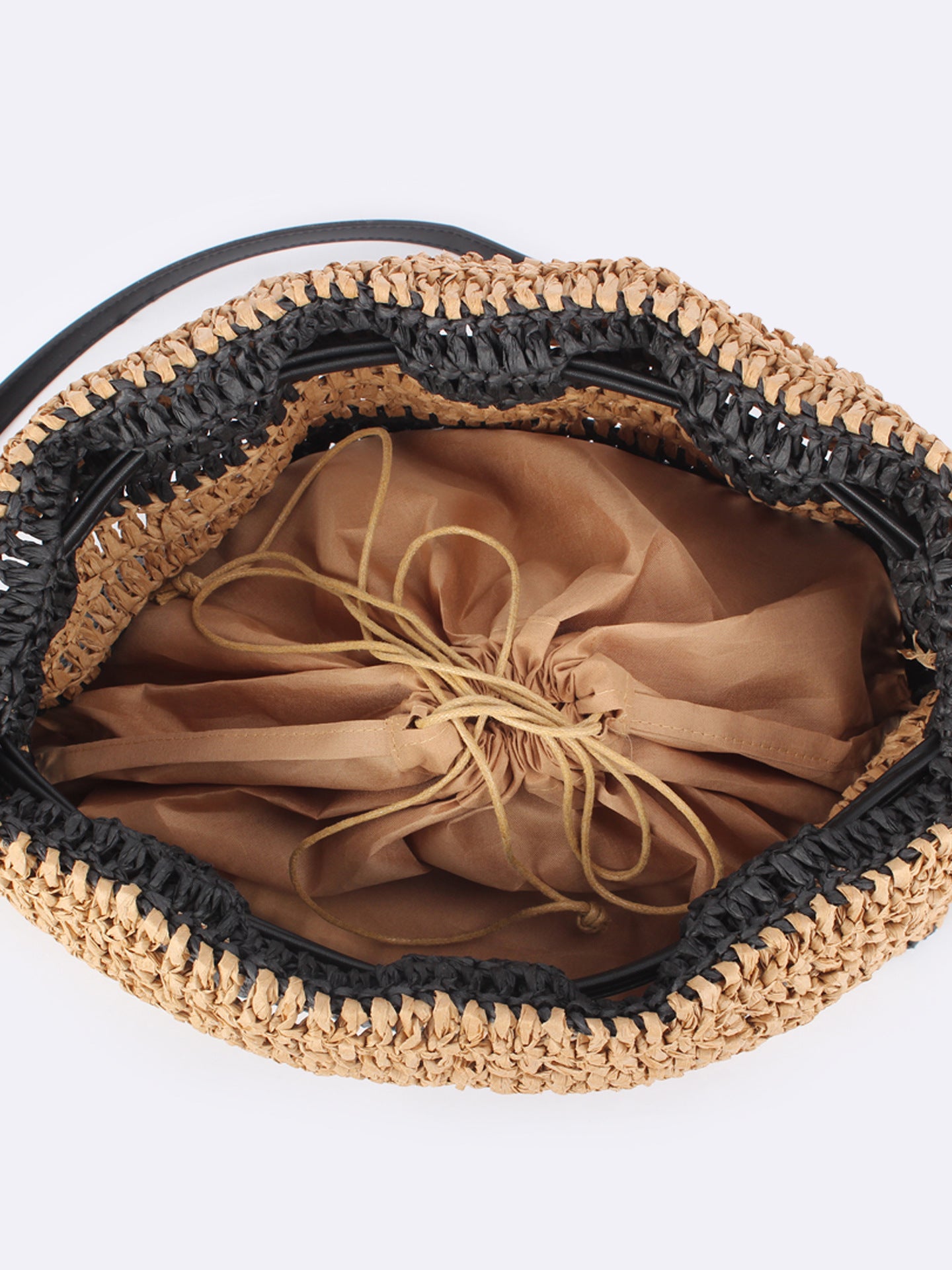 Women's Drawstring Lucky Woven Seaside Vacation Leisure Minority Bags