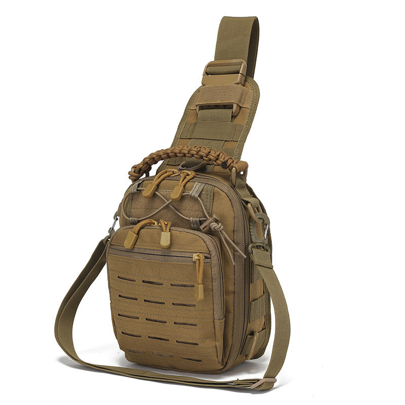 Portable Cycling Camouflage Pannier Laser Punching Sports Satchel, Hanging Bag