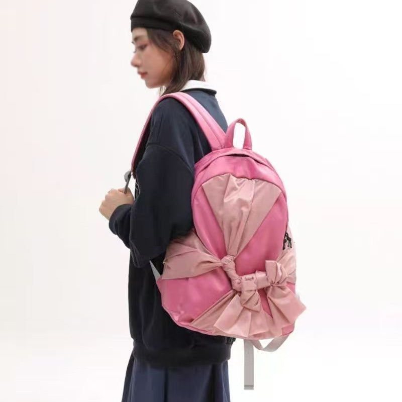 Niche Design Large Capacity Female Cute Lazy Sier Leisure Backpack