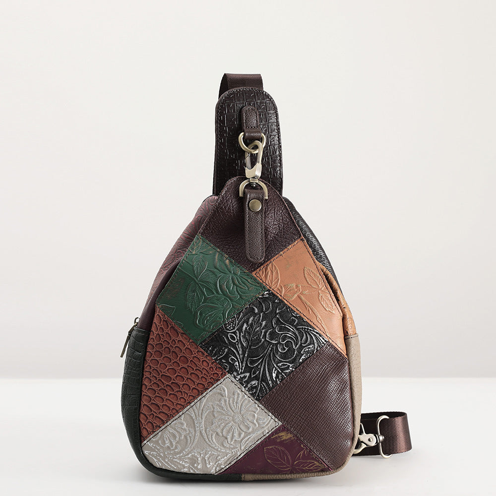 Women's First Layer Cowhide Retro National Style Bags