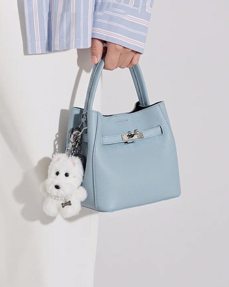 Fashionable Cross Body High-grade Simple Portable Vegetable Basket Bucket Bags