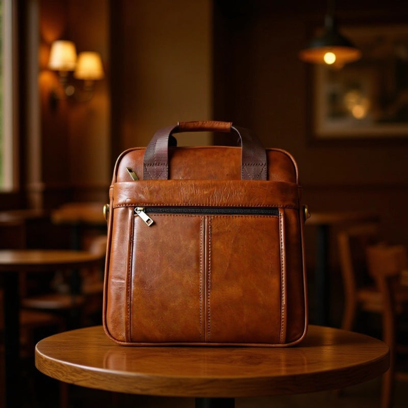 Men's Leather First Layer Cowhide Vintage Backpacks