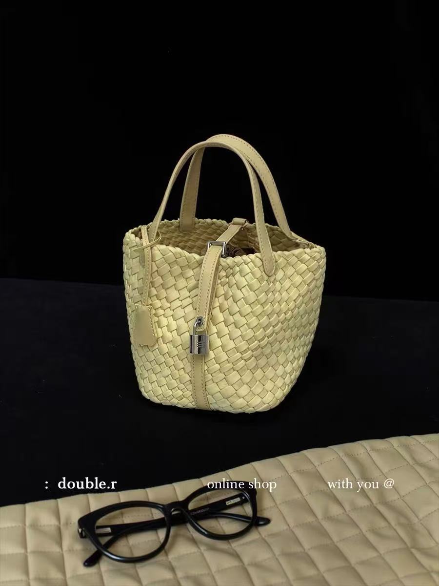Design Nylon Cloth Hand-woven Vegetable Basket Women's Handbag