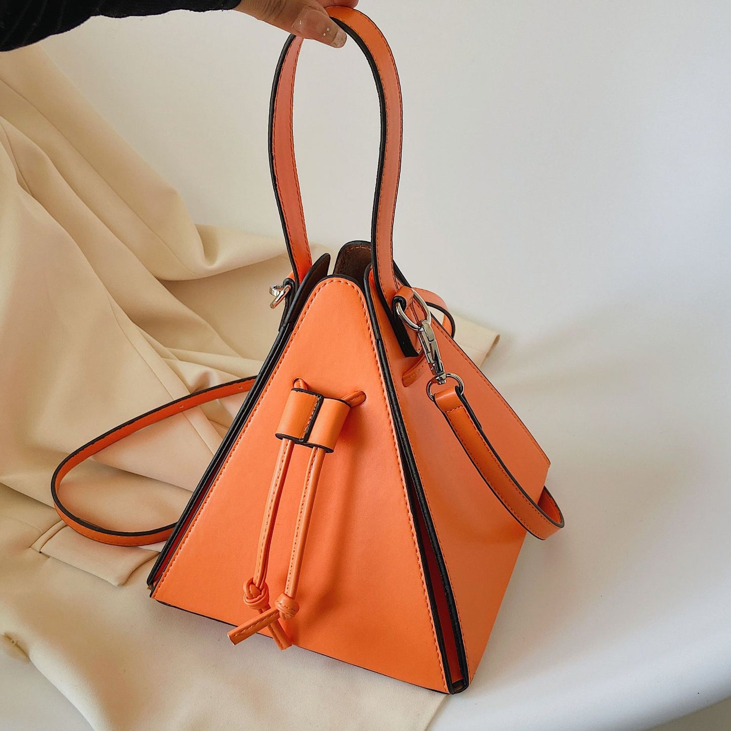 Creative Women's Spring Fashion Triangle Rhombus Bags