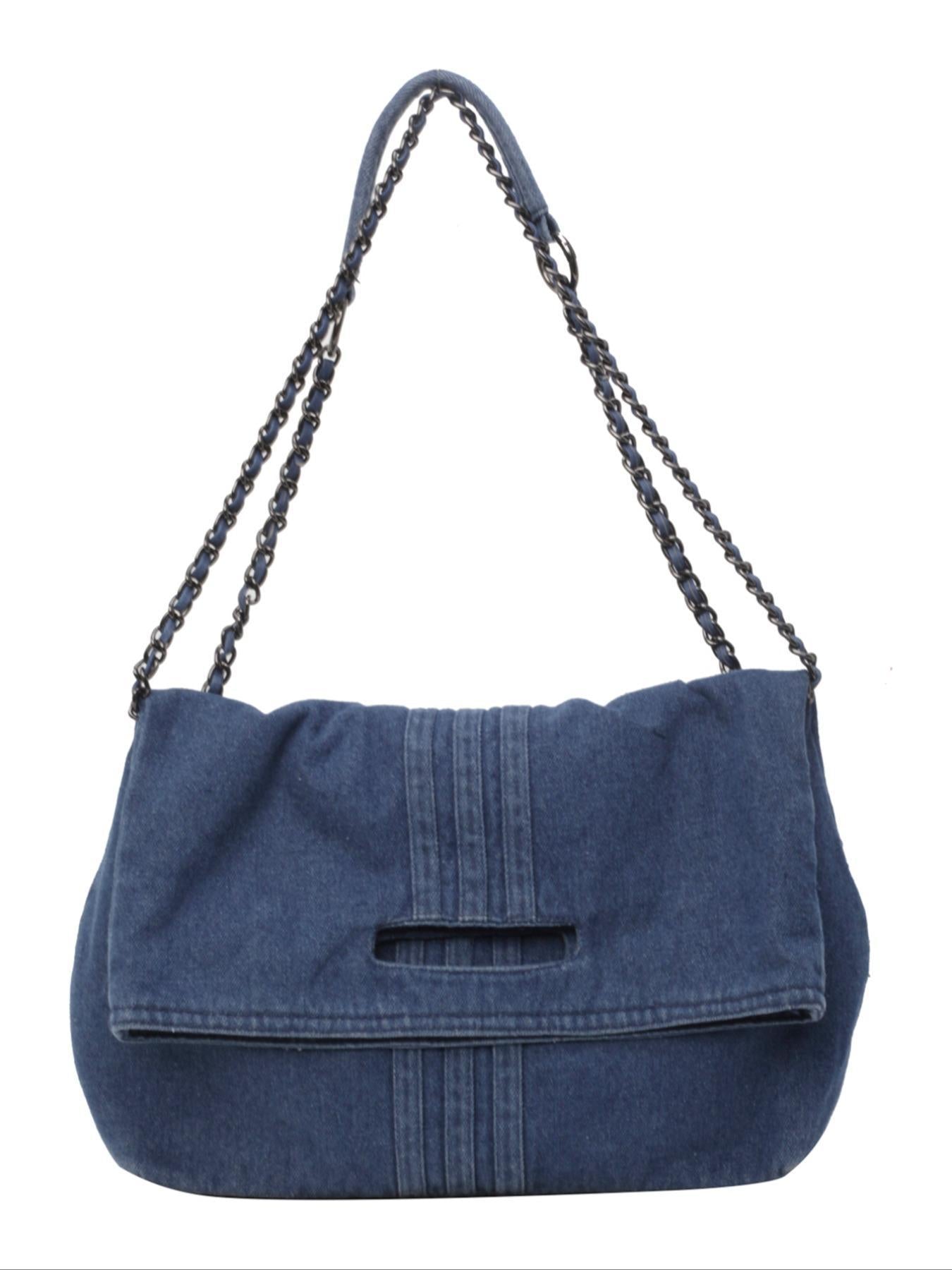 Unique Large Capacity Commuter Retro Denim Tote Bags