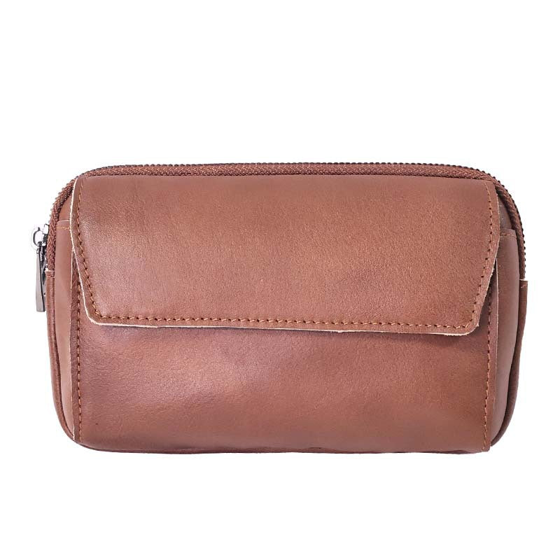 Men's Genuine Leather Retro Handmade First Layer Coin Purses
