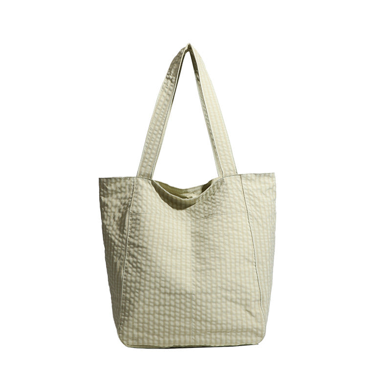 Women's Korean Style Lazy Fresh Waterproof Nylon Cloth Mother Commute Women's Shoulder Bag