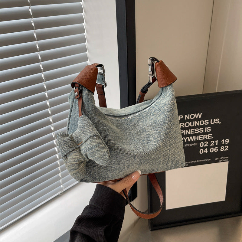 Women's Super Popular Niche Denim Fashion Commuter Bags