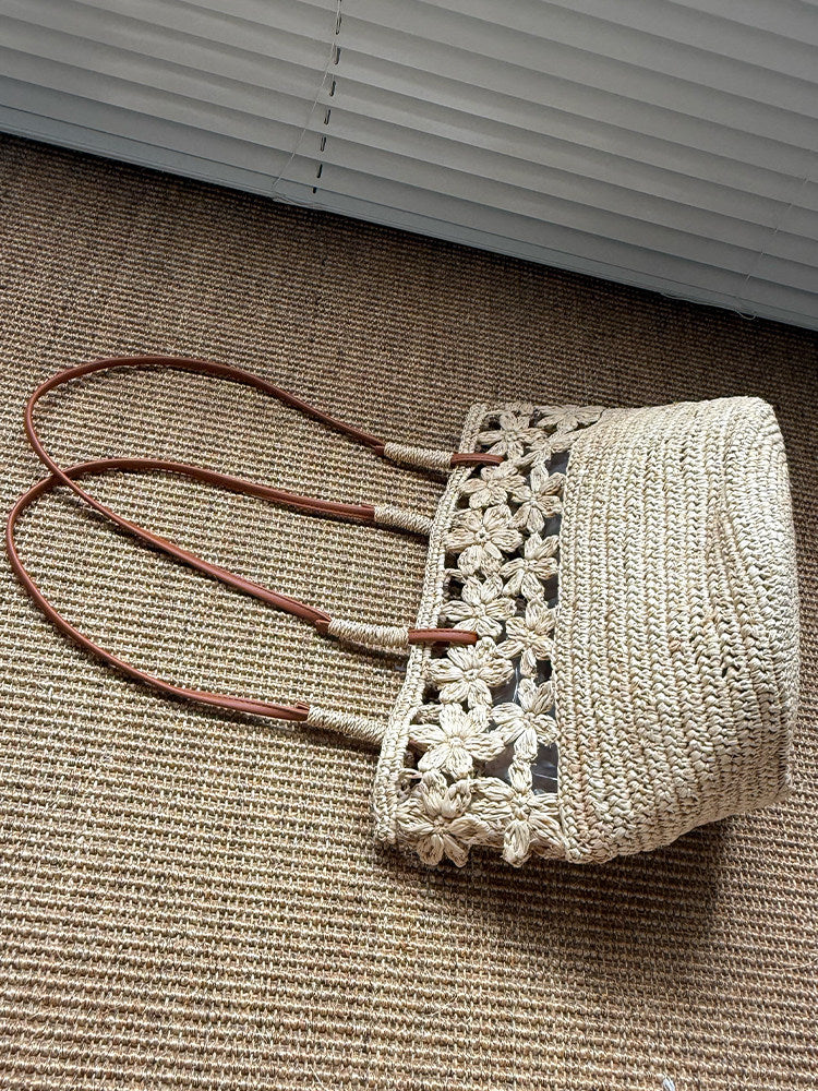 Women's High Quality Raffia Summer Woven Seaside Holiday Bags